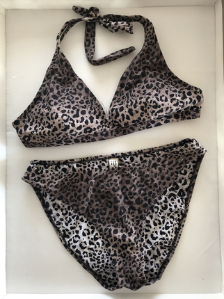 Pierre Cardin Marka Leopar Desenli Bikini