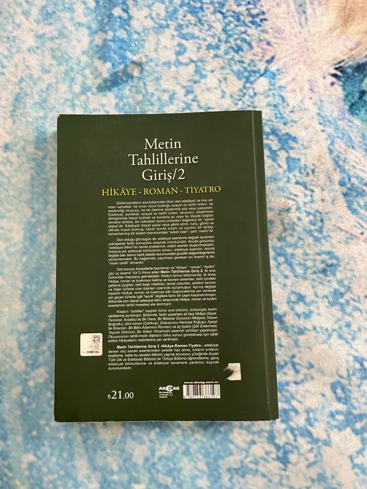 Metin Tahlillerine Giriş 2 - Hikâye, Roman, Tiyatro - Görsel 2