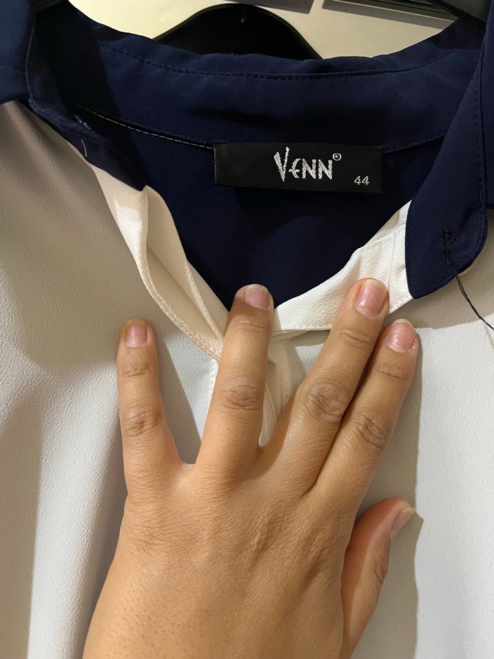 Uzun Beyaz Kadın Elbise - Görsel 3