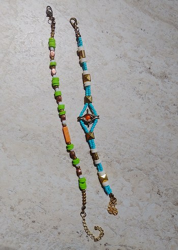 Renkli Boncuklu Bohem Kadın Bileklik - Görsel 3