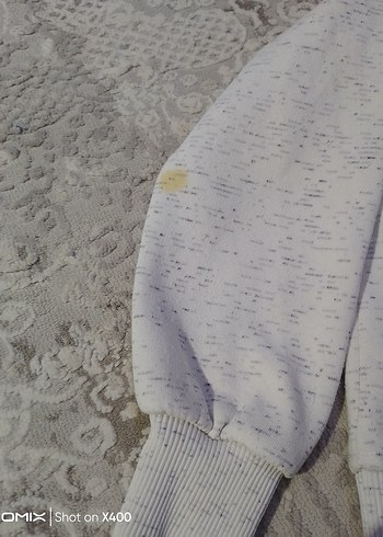 Kız Çocuk Beyaz Kapüşonlu Fermuarlı Ceket - Görsel 3