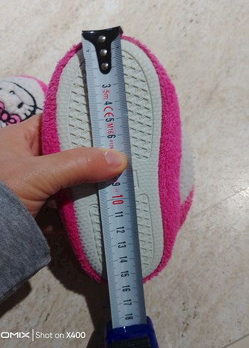 Kız Çocuk Pembe Nakışlı Sıcak Ev Terliği - Görsel 6