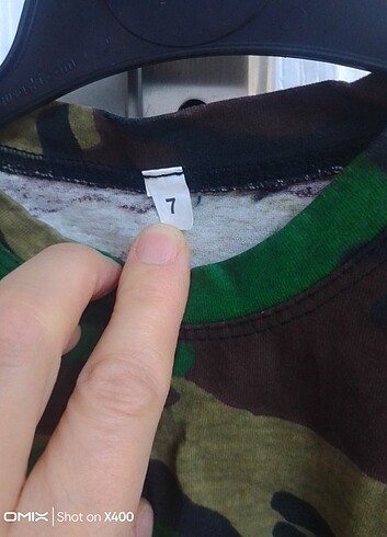 7 Yaş Beden Asker tişörtü