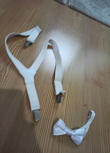 6 yaş papyon ve pantolon askısı