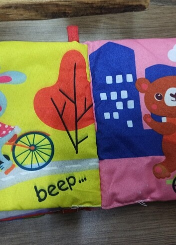 Beden Renk Hışırtılı bebek eğitici oyuncak kitap