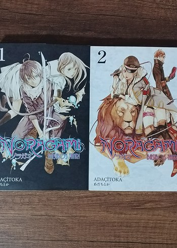 Noragami Manga Cilt 1 ve 2 Seti