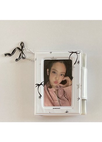 K-pop kurdele charmlı binder
