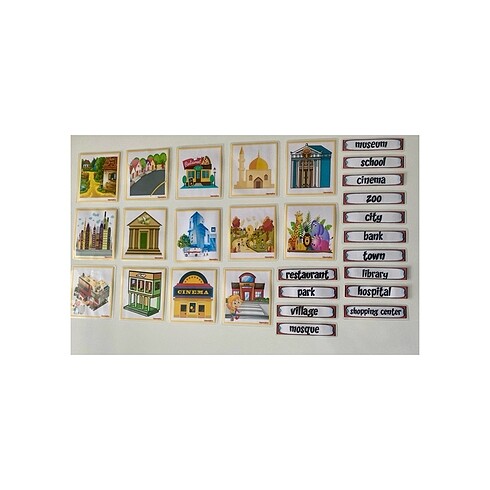 In my city flashcards