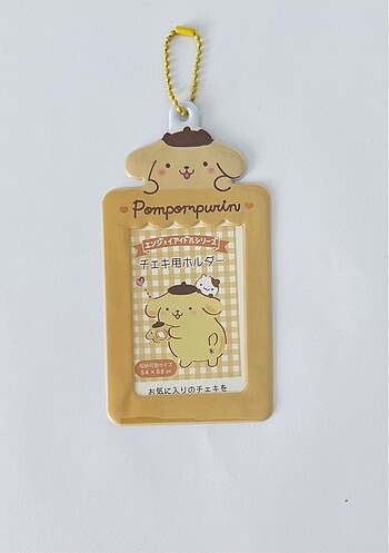 Sanrio Pompompurin holder/kart tutucu