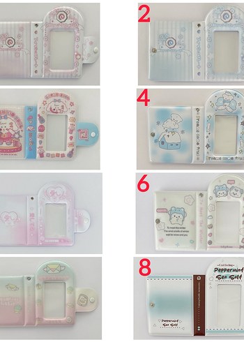 K-pop Kawaii çıt çıtlı binder modelleri