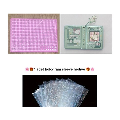 A4 kesme matı/Pochacco charmlı binder