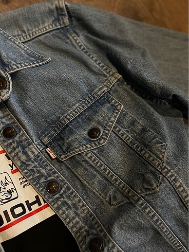 m Beden mavi Renk Levi's kot ceket