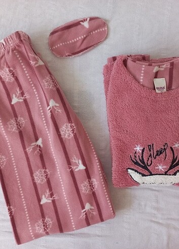 Peluş pijama takımı