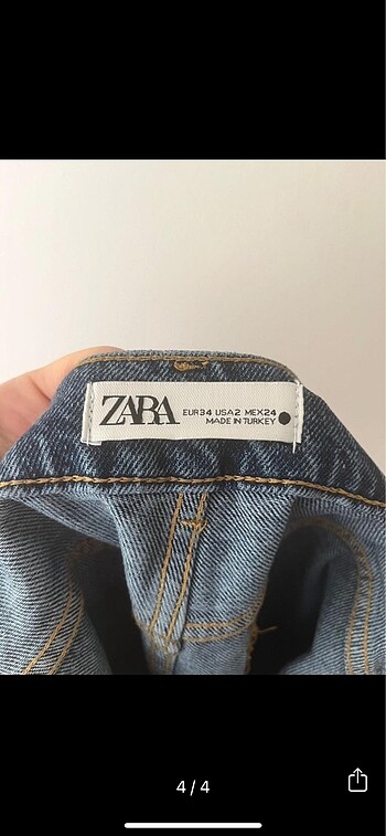 xs Beden Zara Jean