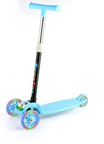 Katlanabilir LED ışıklı scooter 