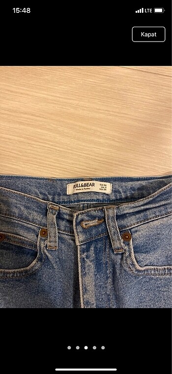 34 Beden Pull and bear pantolon