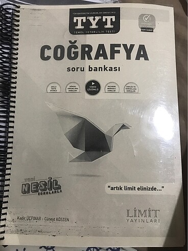  Limit Tyt coğrafya soru bankası hiç kullanılmadı sıfır