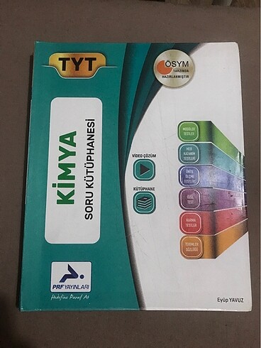 Yks2025 tyt kimya paraf yayınları soru bankası soru kütüphanesi