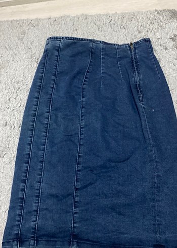 kadın Midi Jean Etek - Görsel 2