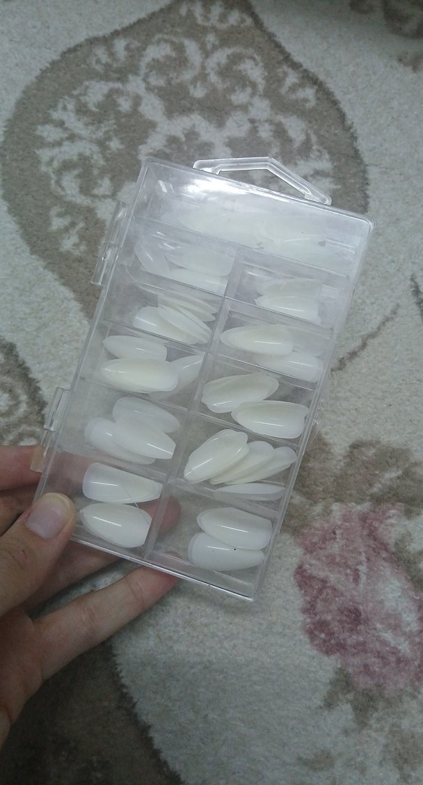 Beyaz Takma Tırnak Seti100lü - Görsel 2