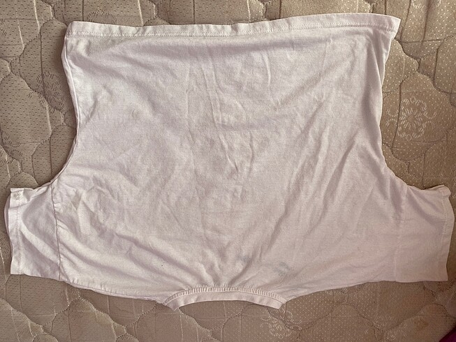 Diğer Beyaz Crop tişört