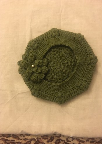 Kadın Haki Örgü Bere - Görsel 2