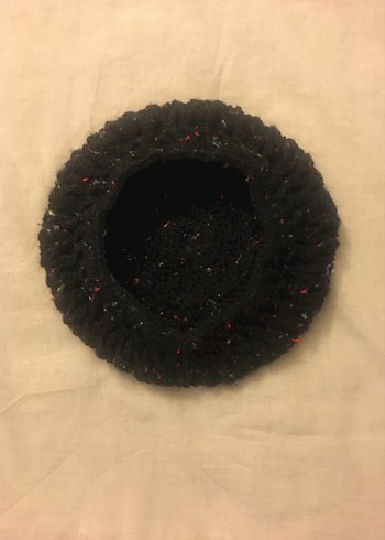 Siyah Örgü Kadın Bere - Görsel 2