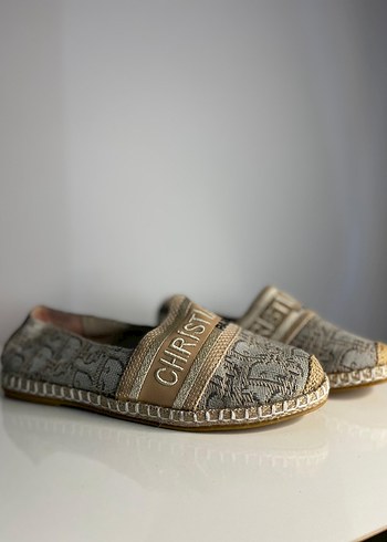 Dior Kadın Bej Dolgu Topuk Espadril - Görsel 7