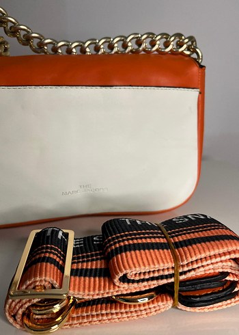 Renkli Zincir Detaylı Deri Kadın Çapraz Çanta - Görsel 7