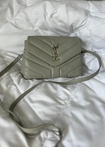 Gri Deri Kadın Çanta - Fermuarlı, Sokak Stili - Görsel 6