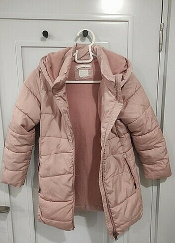 9 Yaş Beden Mango kıds 9-10 yaş gül kurusu mont