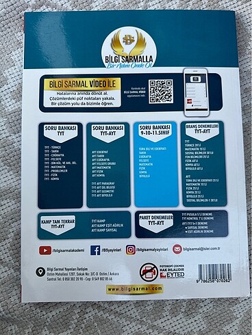  bilgi sarmal tyt kimya soru bankası 2024