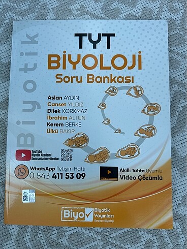 tyt biyoloji soru bankası biyotik