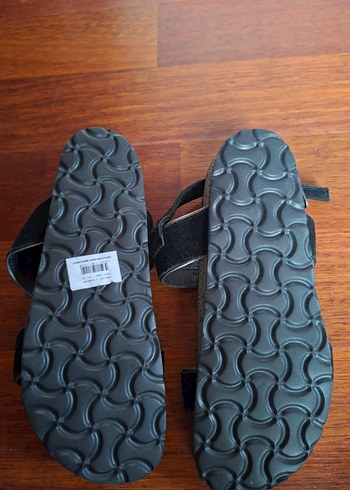 Kadın Süet Tokalı Sandalet - Görsel 3