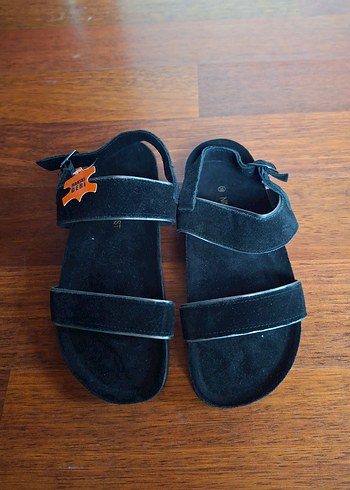 Kadın Süet Tokalı Sandalet - Görsel 2