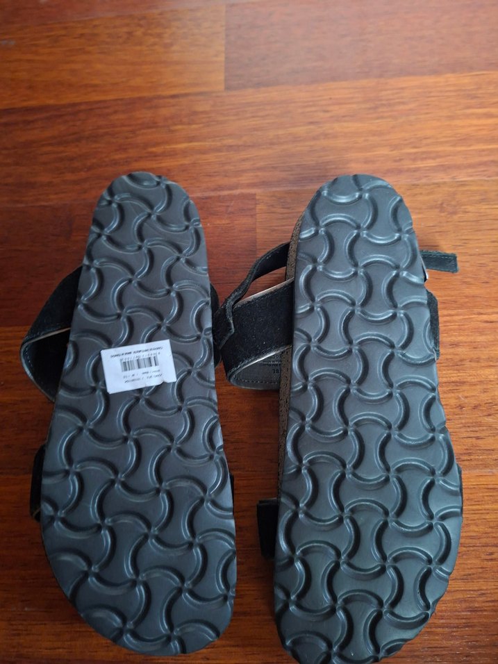 Kadın Süet Tokalı Sandalet - Görsel 3