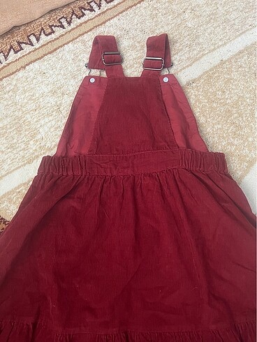 5 Yaş Beden bordo Renk Salopet
