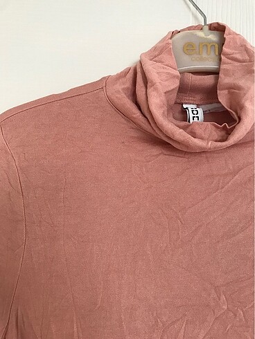 H&M Boğazlı Crop Bluz