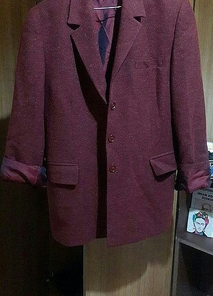 diğer Beden Vintage Bordo Ceket