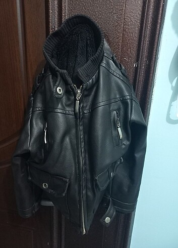 18-24 Ay Beden siyah Renk Erkek çocuk mont 2yas siyah 