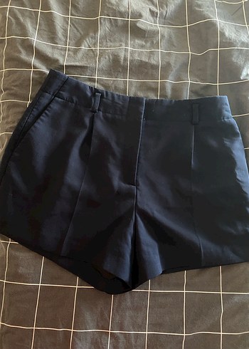 lacivert Mini kumaş Şort