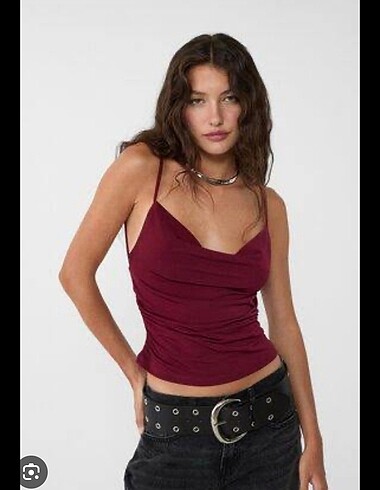 stradivarius üst - Görsel 5