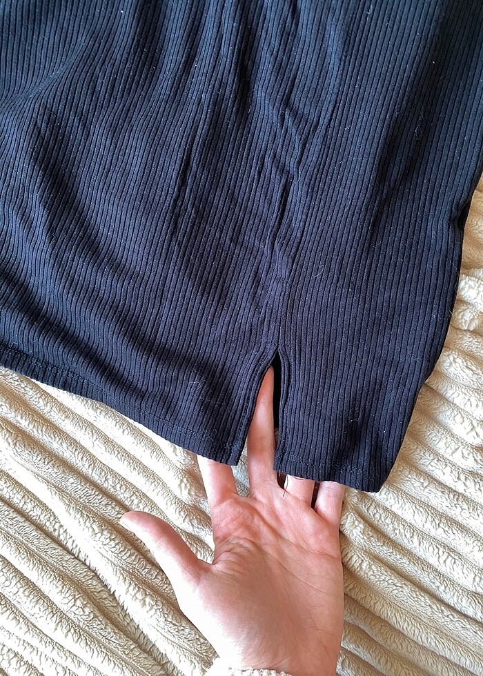 dar mini elbise - Görsel 3