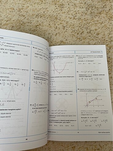  Beden Renk Ayt matematik deneme