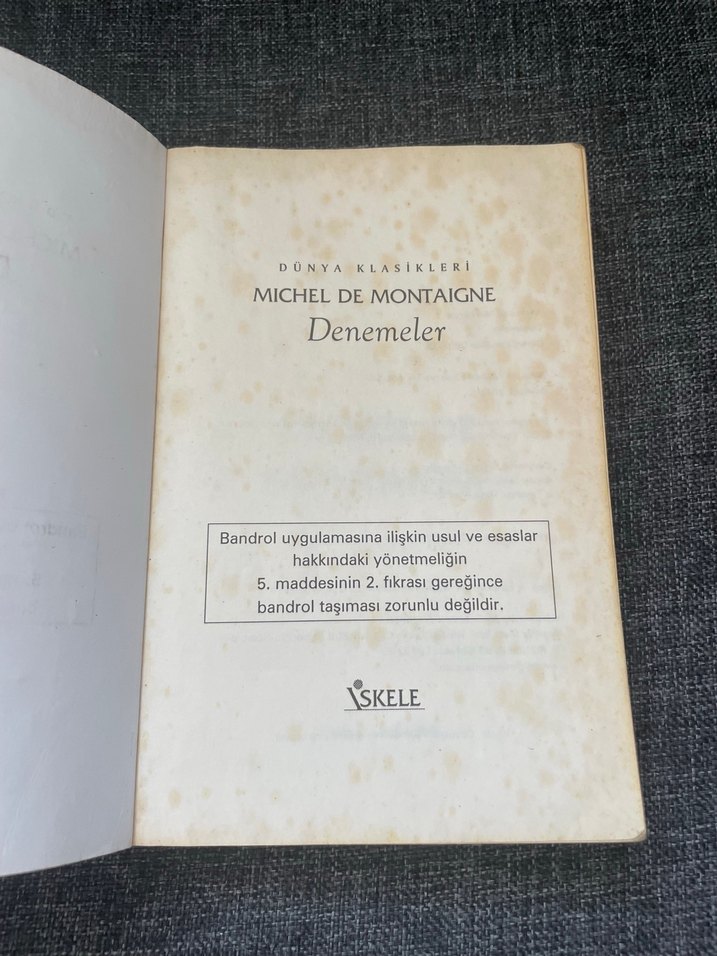 Montaigne - Denemeler - Görsel 2