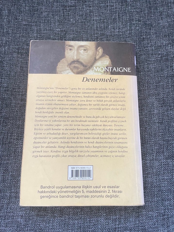 Montaigne - Denemeler - Görsel 4