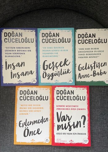 Doğan Cüceloğlu 5 Kitap Seti - Kişisel Gelişim