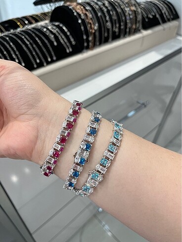 swarovski 925 ayar gümüş suyolu bileklikler
