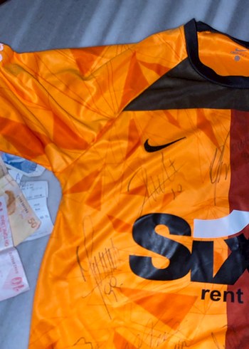 Turuncu Baskılı Erkek Kısa Kollu Tişört - Görsel 5