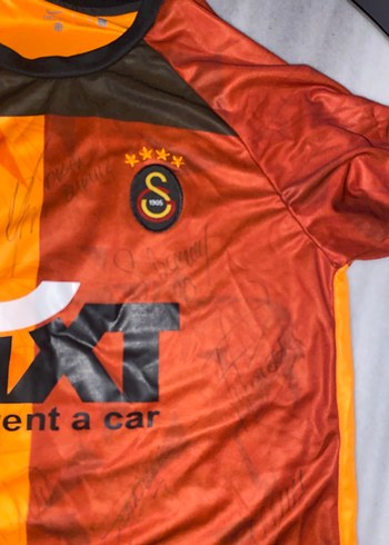 Turuncu Baskılı Erkek Kısa Kollu Tişört - Görsel 4